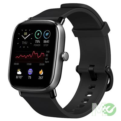 MX00118929 GTS 2 Mini, 1.55in AMOLED Touch, 5 ATM, 14-Day Battery, Blood, Heartrate & Sleep Monitor, Fitness Tracker Smart Watch, Black