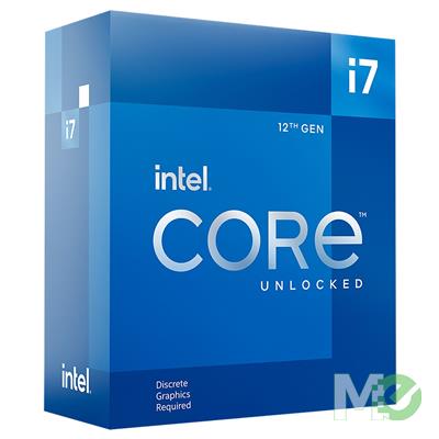 MX00119044 Core™ i7-12700KF Processor, 3.6GHz w/ 12 (8P + 4E) Cores / 20 Threads