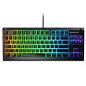 MX00119165 Apex 3 TKL RGB Gaming Keyboard w/ SteelSeries Whisper-Quiet Switches, 8 RGB LED Zones, IP32 Water Resistant 