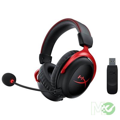 MX00119673 Cloud II Wireless Gaming Headset, Black / Red 