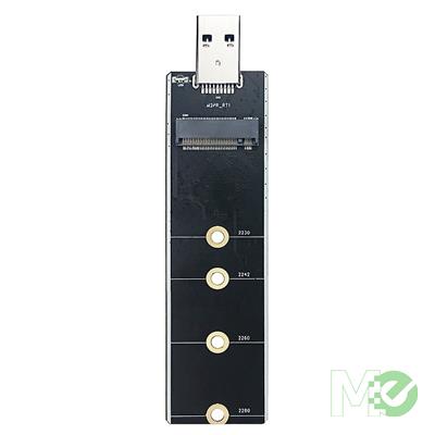 MX00119790 M.2 NVMe & SATA SSD to USB 3.2 Gen 2x1 Type-A Adapter