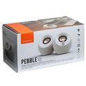 MX00119969 Pebble V3 Minimalistic 2.0 USB-C Desktop Speakers w/ Bluetooth, White 