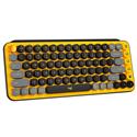 MX00120020 POP Keys Wireless Bluetooth Mechanical Keyboard w/ Customizable Emoji Keys, Blast Yellow