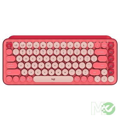 MX00120021 POP Keys Wireless Bluetooth Mechanical Keyboard w/ Customizable Emoji Keys, Heartbreaker Rose