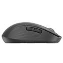 MX00120026 Signature M650 L Left Wireless Mouse for Left Hand w/ Bluetooth, Large, Graphite Black