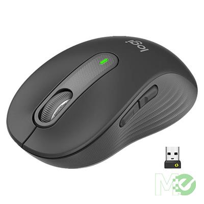 MX00120030 Signature M650 M Wireless Mouse w/ Bluetooth, Medium, Graphite Black