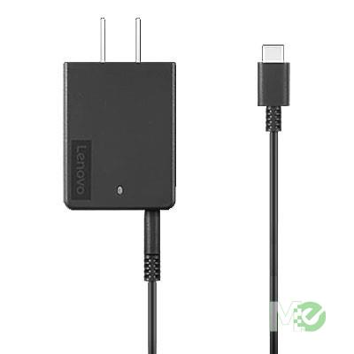MX00120053 USB-C AC Portable Power Adapter for Laptops, 45W 