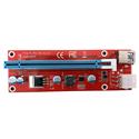 MX00120144 PCIe 6-Pin 16x to 1x Powered Riser Adapter Card, Red