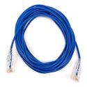 MX00120183 Cat 6a Ultra Slim Ethernet Patch Cable, Blue, 25ft