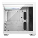 MX00120357 Torrent Compact Tower Case, White w/Clear Tint Tempered Glass