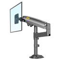 MX00120691 H100-B Stand for Single Monitors up to 35 inches w/ Pan, Tilt & Height Adjustments, Black