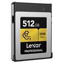 MX00120711 Professional CFexpress Type B GOLD Series Memory Card, 512GB 