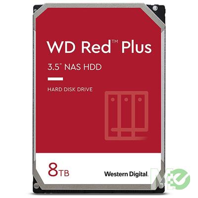 MX00120745 RED Plus 8TB NAS Desktop Hard Drive, SATA III w/ 128MB Cache 