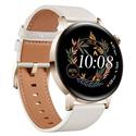MX00120973 Watch GT 3, 1.32'' AMOLED Touch, GPS, SpO2, 5 ATM, 7-day Battery, Heartrate, 100 Workout Modes, Leather Strap (Canada Warranty)