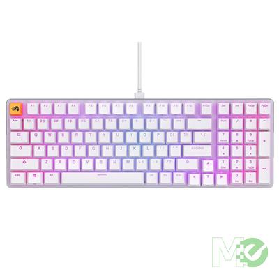 MX00121072 GMMK2 RGB Modular Gaming Keyboard w/ Glorious Fox Switches, Full Size, White