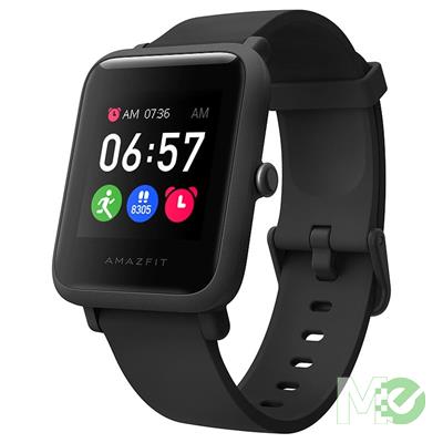 MX00121144 Bip S Lite, 1.28in Color TFT, 5 ATM, 30-Day Battery, Blood, Heartrate & Sleep Monitor, Fitness Tracker Smart Watch, Black 