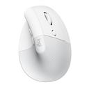 MX00121149 Logitech Lift Vertical Ergonomic Wireless Bluetooth Mouse - Pale Grey