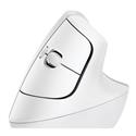MX00121149 Logitech Lift Vertical Ergonomic Wireless Bluetooth Mouse - Pale Grey