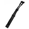 MX00121330 Premium Sleeved Cable for RTX 30 Series 12-Pin to Dual 8-Pin PCIe GPU Power Extension Cable, Black