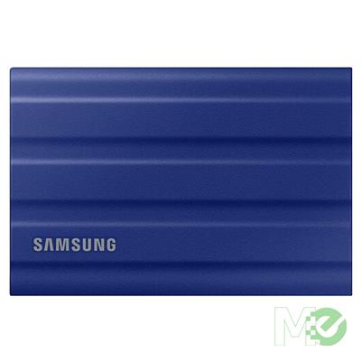 Samsung Portable T7 Shield SSD, 2TB w/ USB 3.2 Gen2 Type-C, Blue