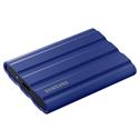 MX00121488 Portable T7 Shield SSD, 2TB w/ USB 3.2 Gen2 Type-C, Blue