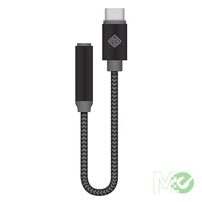 MX00121532 USB-C to 3.5mm Audio Adapter, M/F, Black