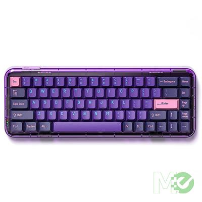 MX00121568 Mojo68 Neon Wireless RGB Mechanical Keyboard w/ Gateron Pro Brown Switch