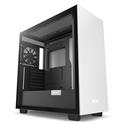 MX00121596 H7 E-ATX Mid Tower Case w/ Tempered Glass, Black / White