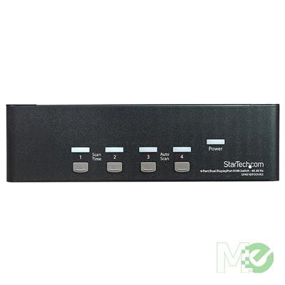 MX00121746 4-Port Dual DisplayPort KVM Switch, 4K 60Hz