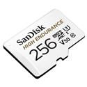 MX00121811 High Endurance microSDXC U3 V30 UHS-I Memory Card w/ Adapter, 256GB 