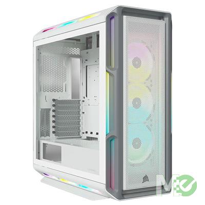 MX00121874 iCUE 5000T RGB Tempered Glass Mid-Tower ATX PC Computer Case, White