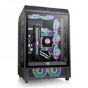 MX00121988 Tower 500 Mid Tower Gaming Case, Black w/ Tri-Windowed Tempered Glass