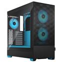 MX00122000 Pop Air RGB Tempered Glass Mid Tower ATX Computer Case, Cyan Core