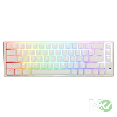 MX00122086 ONE 3 SF White TKL RGB Gaming Keyboard w/ MX Cherry Silent Red Switches