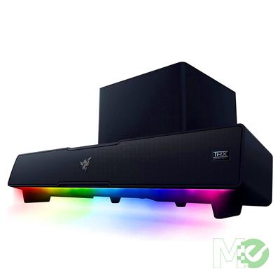 MX00122245 Leviathan V2 Sound Bar w/ THX Spatial Audio, Razer Chroma™ RGB Lighting, Bluetooth v5.2, External Subwoofer