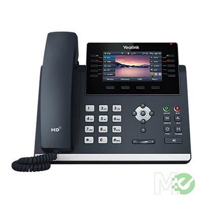 MX00122393 T46U VOIP SIP Phone w/ 4.3in Colored Screen Display