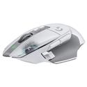 MX00122473 G502 X LIGHTSPEED Wireless Gaming Mouse, White w/ 25,600 DPI, 13 Controls, Long Battery Life, USB Charging 