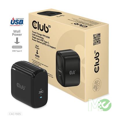 MX00122641 CAC-1905 65W USB-C PD3.0 Travel Charger
