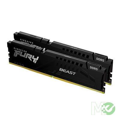 MX00122688 FURY Beast 32GB DDR5 5200MHz CL36 AMD EXPO Certified Dual Channel Kit (2 x 16GB), Black