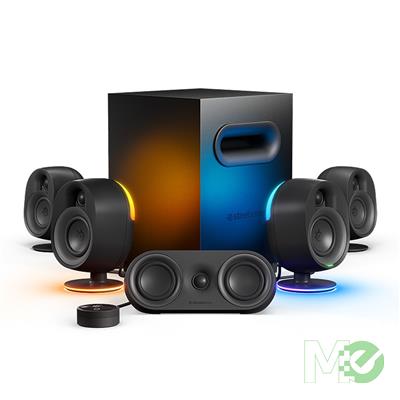 MX00122714 Arena 9 5.1 Gaming Speakers System w/ Wireless Rear Speakers, RGB Lighting, Bluetooth