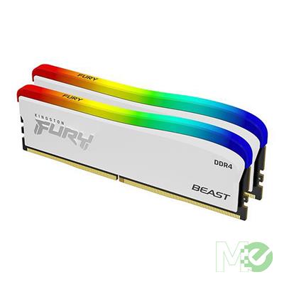 MX00123163 FURY Beast RGB Special Edition 32GB DDR4 3600MHz CL18 Dual Channel Kit (2x 16GB), White