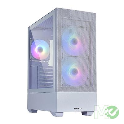 MX00123176 LANCOOL 205 Mesh C ATX Computer Case w/ Tempered Glass, White
