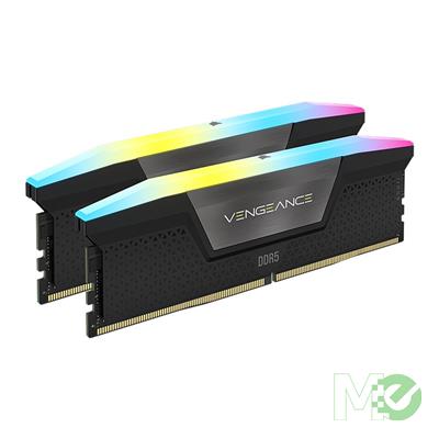 MX00123182 Vengeance RGB 32GB DDR5 6000MHz CL36 Dual Channel Kit (2x 16GB), Black, Designed For AMD