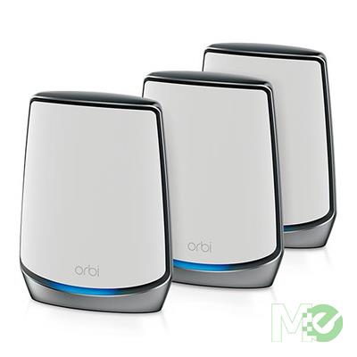 MX00123312 Orbi AX6000 Tri-Band Mesh Router Wi-Fi 6 System, 3-Pack