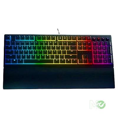 MX00123455 Ornata V3 RGB Gaming Keyboard w/ Razer™ Clicky Membrane Switches, Black