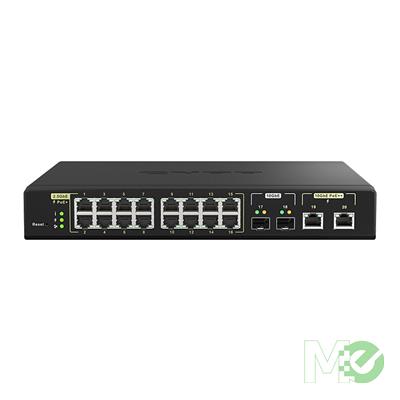 MX00123545 QSW-M2116P-2T2S-US 20-Port 10GbE PoE++ and 2.5GbE PoE+ Managed Network Switch