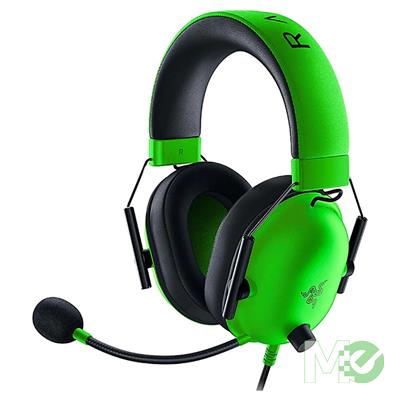 MX00123695 Blackshark V2 X Wired Gaming Headset, Green w/ TriForce 50mm Drivers, Cardioid Mic, Passive Noise Cancellation, 3.5mm Audio Jack