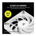 MX00123933 AF120 ELITE 120mm Fan, White