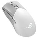 MX00123970 ROG Gladius III AimPoint Gaming Mouse, White w/ 36,000 dpi Sensor, Wired USB, Bluetooth, 2.4Ghz Wireless