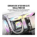 MX00124019 AF120 RGB ELITE 120mm High-Performance PWM Fluid Dynamic Bearing Case Fan, Single Pack - White